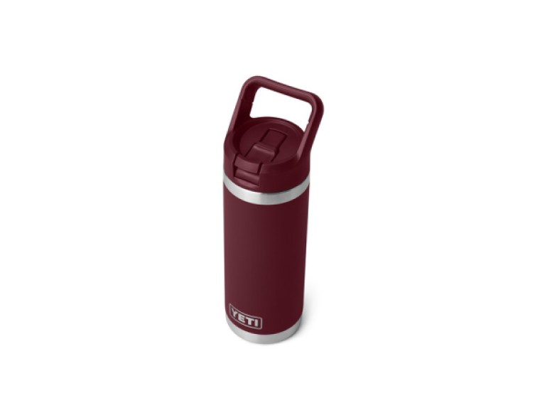 NEW YETI RAMBLER BOTTLE COLOUR STRAW CAP 18OZ
