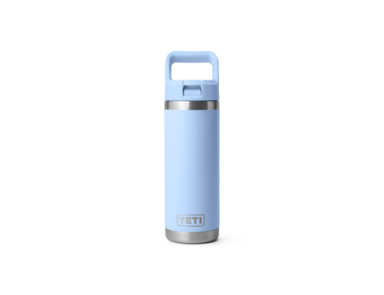 NEW YETI RAMBLER BOTTLE COLOUR STRAW CAP 18OZ