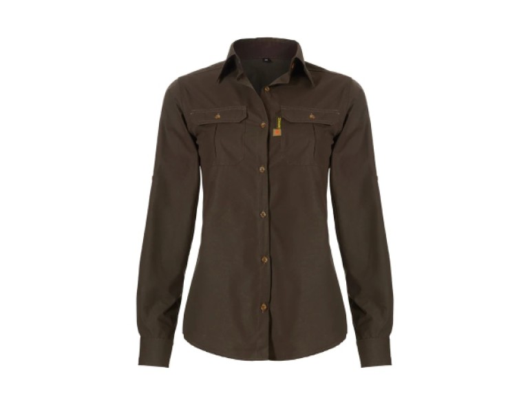 NEW ROVINCE WOMENS ERGOLINE SHIRT OLIVE 38/12
